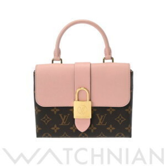 Louis Vuitton Monogram Locky Rose Pink Poodle Canvas Handbag Bag - Picture 1 of 9